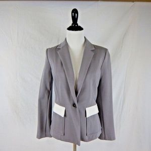 Lizzie Driver Gray Golf Blazer Size S